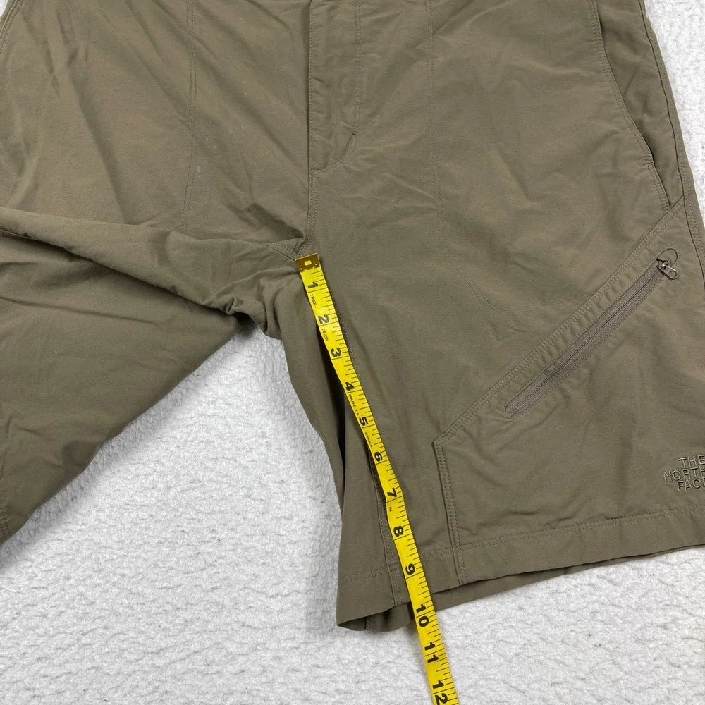 The North Face Shorts Mens 36 Olive Brown Hiking‎ Cargo Stretch Outdoor Trail